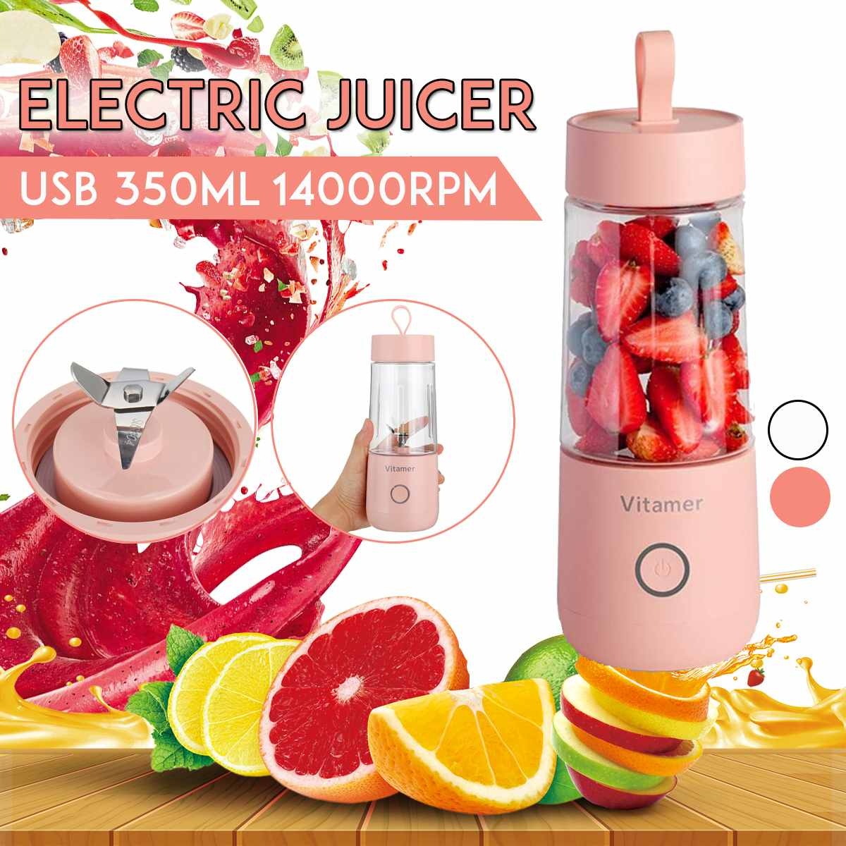 Portable USB Blender Cup – 350ml